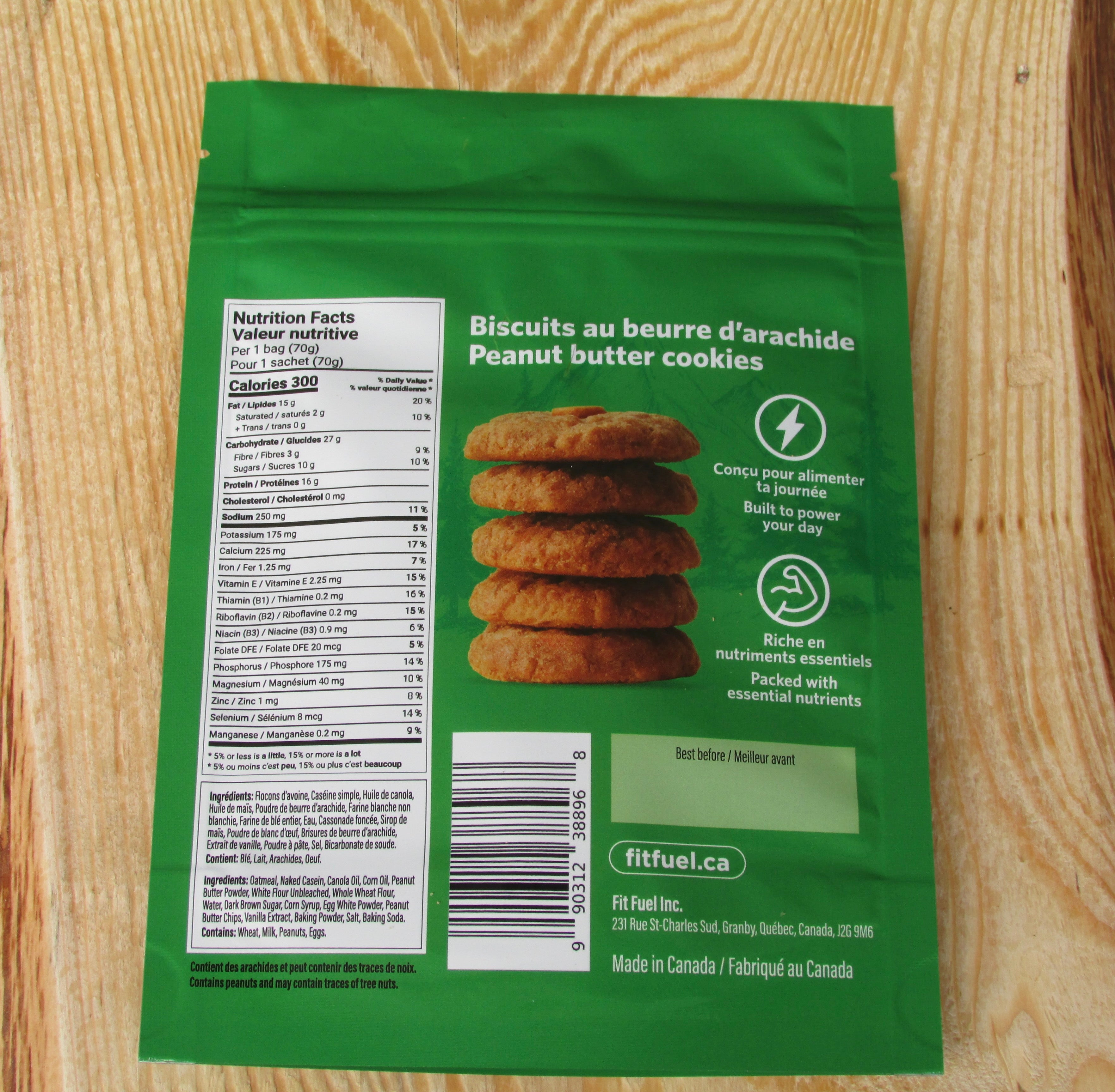 Ensemble Beurre d’arachide FitFuel
