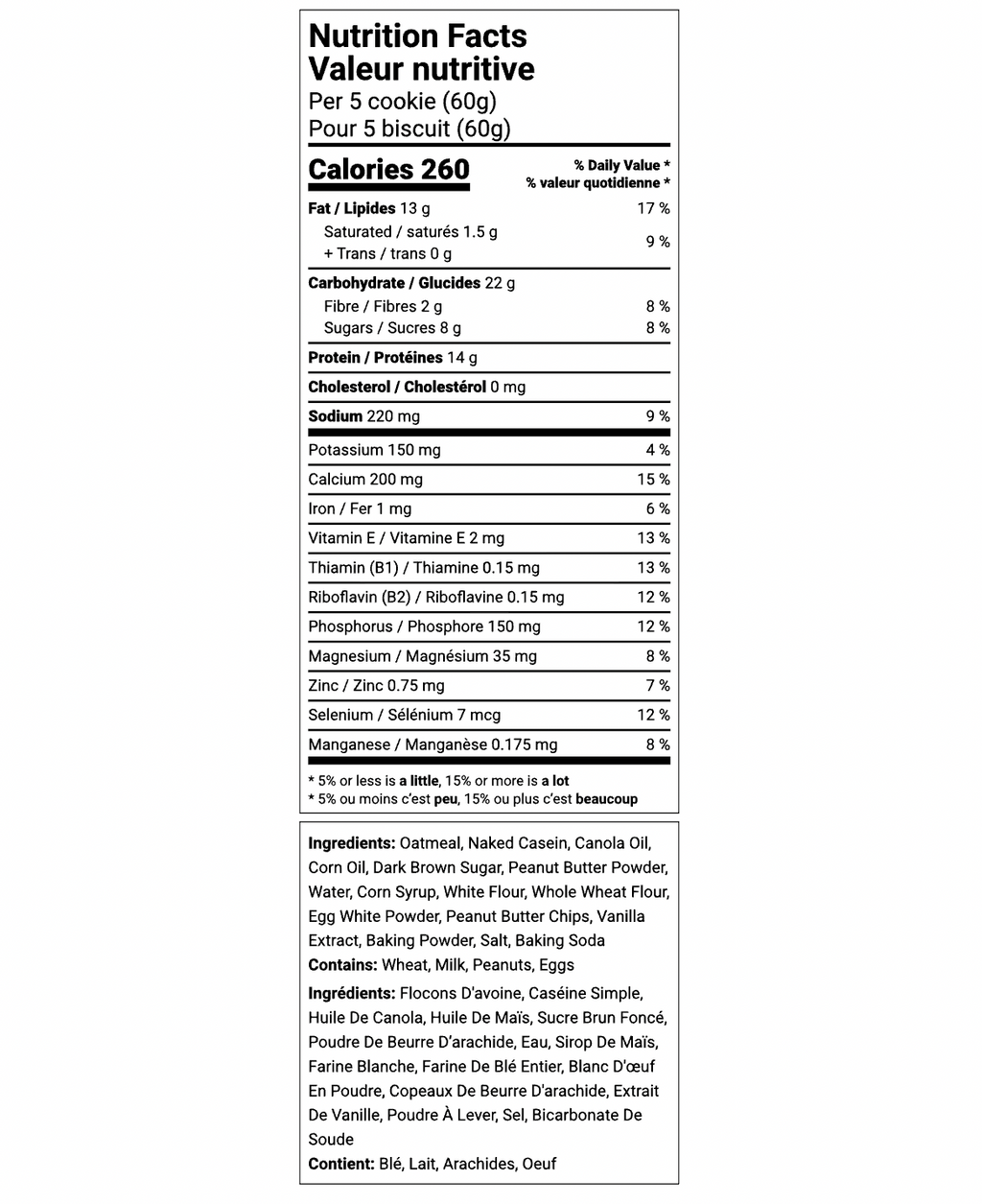 Biscuits Beurre D'arachide